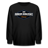 Aaron Rakoske Racing | 2022 Design | Youth LS T-Shirt - black