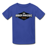 Aaron Rakoske Racing | 2022 Design | Youth T-Shirt - royal blue