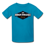 Aaron Rakoske Racing | 2022 Design | Youth T-Shirt - turquoise