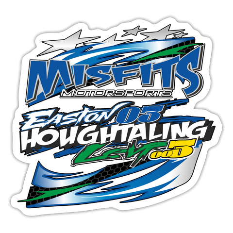 Misfits Motorsports | 2022 Design | Sticker - white matte