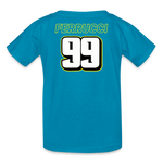 Kyle Ferrucci | 2022 Design | Youth T-Shirt - turquoise