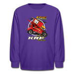 Kyle Ferrucci | 2022 Design | Youth LS T-Shirt - dark purple