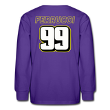 Kyle Ferrucci | 2022 Design | Youth LS T-Shirt - dark purple