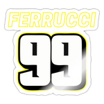 Kyle Ferrucci | 2022 #99 Design | Sticker - white glossy