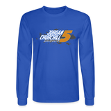 Jordan Churchill | 2022 Design | Adult LS T-Shirt - royal blue