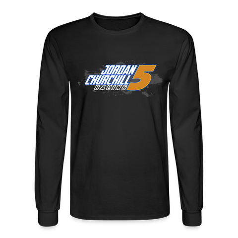 Jordan Churchill | 2022 Design | Adult LS T-Shirt - black