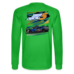 Jordan Churchill | 2022 Design | Adult LS T-Shirt - bright green