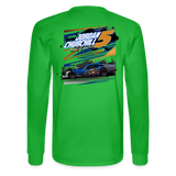 Jordan Churchill | 2022 Design | Adult LS T-Shirt - bright green