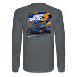 Jordan Churchill | 2022 Design | Adult LS T-Shirt - charcoal