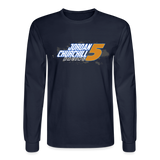 Jordan Churchill | 2022 Design | Adult LS T-Shirt - navy