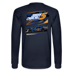 Jordan Churchill | 2022 Design | Adult LS T-Shirt - navy