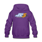 Jordan Churchill | 2022 Design | Youth Hoodie - purple