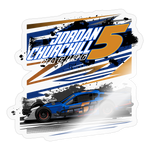 Jordan Churchill | 2022 Design | Sticker - transparent glossy
