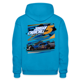 Jordan Churchill | 2022 Design | Adult Hoodie - turquoise