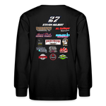 Steven Hulbert | 2022 Design | Youth LS T-Shirt - black