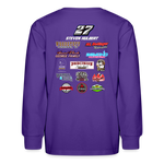 Steven Hulbert | 2022 Design | Youth LS T-Shirt - dark purple