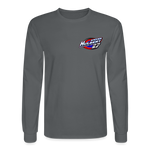 Steven Hulbert | 2022 Design | Adult LS T-Shirt - charcoal