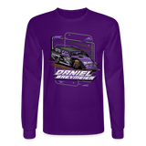 Daniel Breymeier | 2022 Design | Adult LS T-Shirt - purple