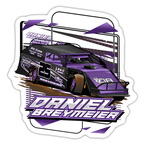 Daniel Breymeier | 2022 Design | Sticker - white matte