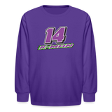 Kaseton Morris | 2022 Design | Youth LS T-Shirt - dark purple