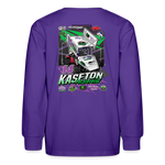 Kaseton Morris | 2022 Design | Youth LS T-Shirt - dark purple