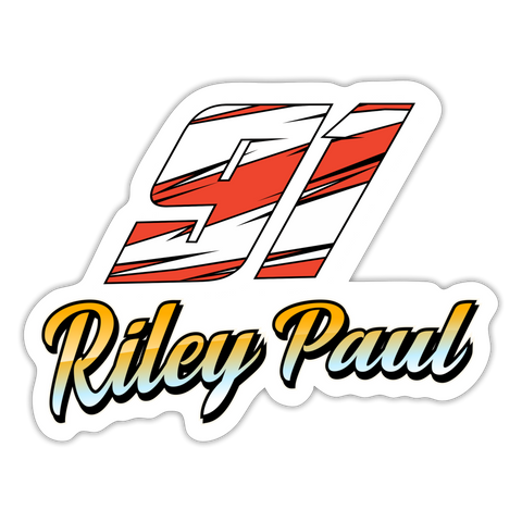 Riley Paul 91 | 2022 Design | Sticker - white matte