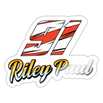 Riley Paul 91 | 2022 Design | Sticker - white glossy