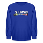 Sherman Racing | 2022 Design | Youth LS T-Shirt - royal blue