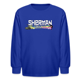 Sherman Racing | 2022 Design | Youth LS T-Shirt - royal blue