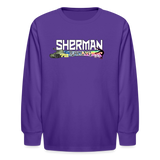 Sherman Racing | 2022 Design | Youth LS T-Shirt - dark purple