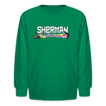 Sherman Racing | 2022 Design | Youth LS T-Shirt - kelly green