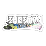 Sherman Racing | 2022 Design | Sticker - white glossy