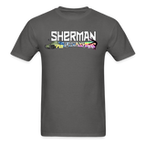 Sherman Racing | 2022 Design | Adult T-Shirt - charcoal