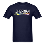 Sherman Racing | 2022 Design | Adult T-Shirt - navy