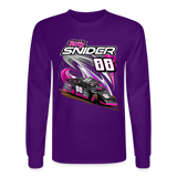 Billy Snider | 2022 Design | Adult LS T-Shirt - purple