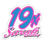 Sarah Bailey #19x | 2022 | Sticker - white matte