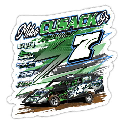 Mike Cusack Jr | 2022 | Sticker - white matte