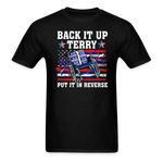 Back It Up Terry | Adult T-Shirt - black