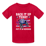 Back It Up Terry | Youth T-Shirt - red