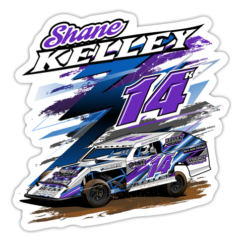 Shane Kelley | 2022 | Sticker - white matte