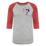 Alan Stipp | 2022 | Baseball T-Shirt - heather gray/red