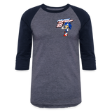 Alan Stipp | 2022 | Baseball T-Shirt - heather blue/navy