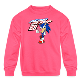 Alan Stipp | 2022 | Kids' Crewneck Sweatshirt - neon pink