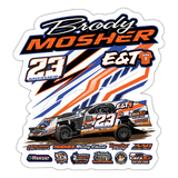 Brody Mosher | 2022 | Sticker - white matte