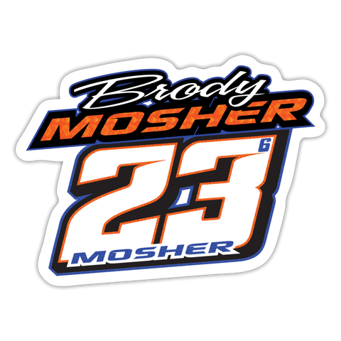 Brody Mosher | 2022 # 23 | Sticker - white matte