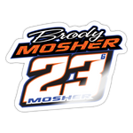 Brody Mosher | 2022 # 23 | Sticker - white glossy