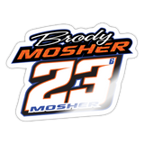 Brody Mosher | 2022 # 23 | Sticker - white glossy