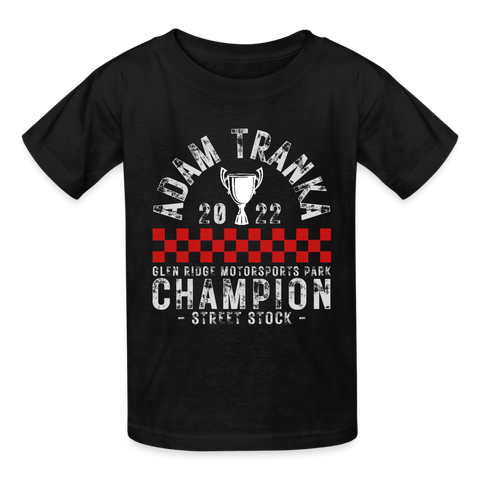 Adam Tranka | 2022 Champ | Youth T-Shirt - black