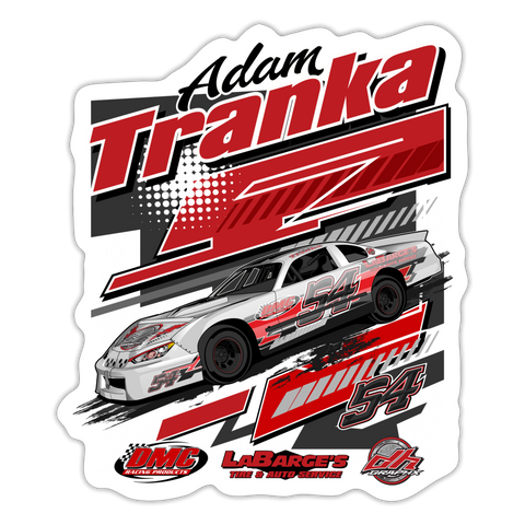 Adam Tranka | 2022 Sticker - white matte