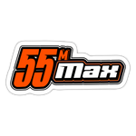 Eubanks Racing | 2022 Max | Sticker - white matte